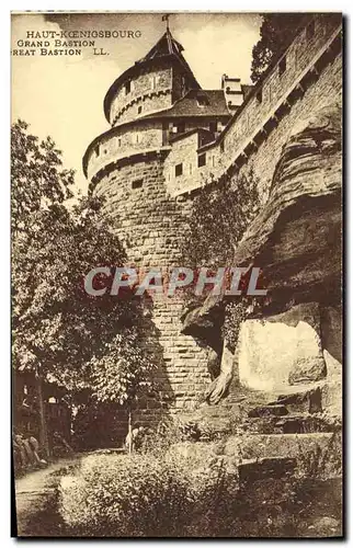 Cartes postales Haut Kcenigsbourg grand Bastion