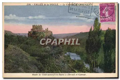 Cartes postales Route de Chateauneuf les Bains a Ebreuil et Gannat