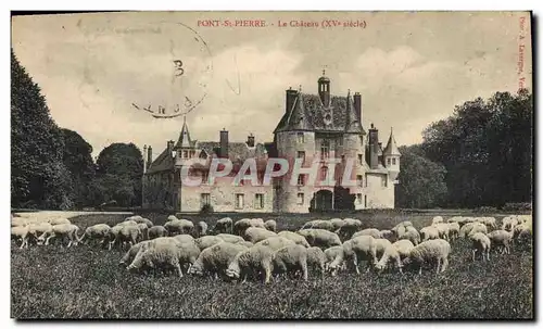 Ansichtskarte AK Pont St Pierre le Chateau XV siecle Moutons