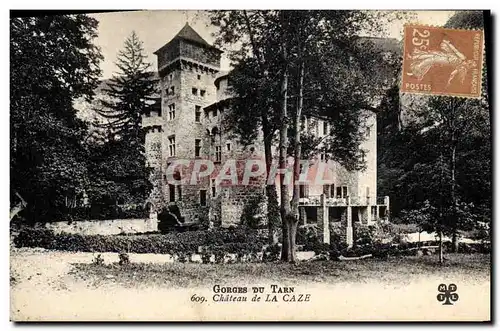 Cartes postales Gorges du Tarn Chateau de la Caze