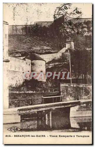 Cartes postales Besancon les bains Vieux Remparts a Taragnoz