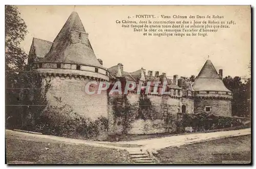 Ansichtskarte AK Pontivy Vieux Chateaux des Ducs de Rohan