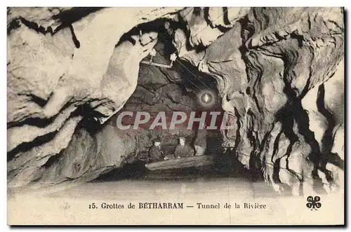 Ansichtskarte AK Grottes de Betharram Tunnel de la Riviere