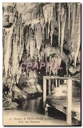 Ansichtskarte AK Grottes de Betharram partie interieure salle des Illusions
