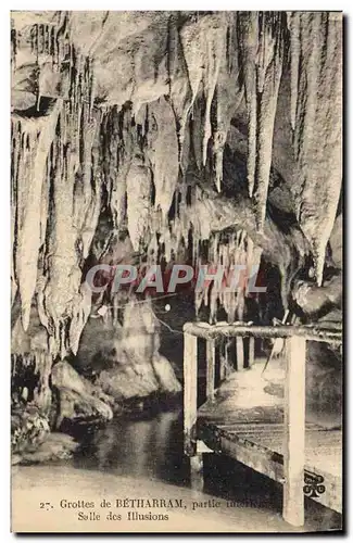 Cartes postales Grottes de Betharram partie interieure salle des Illusions