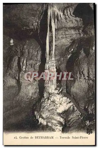 Ansichtskarte AK Grottes de Betharram Torsade Saint Pierre