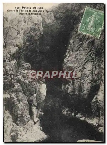 Ansichtskarte AK Pointe du raz grotte de l'est de la Baie des Trepasses