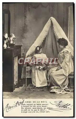 Cartes postales Poupee L'ange de Noel