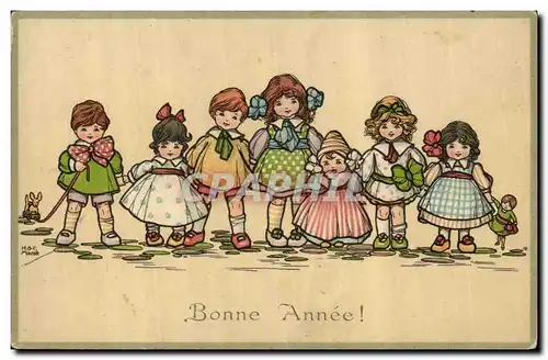 Cartes postales Poupee Bonne Annee