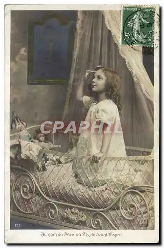 Cartes postales Poupee Heureuses Paques