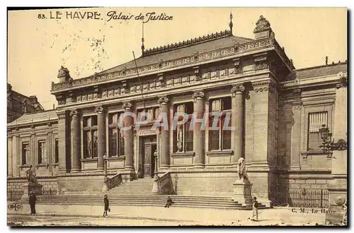 Cartes postales Le Havre Palais de Justice