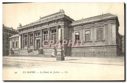 Cartes postales Le Havre Palais de Justice