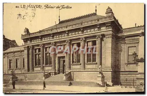 Cartes postales Le Havre Palais de Justice