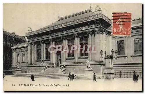 Cartes postales Le Havre Palais de Justice