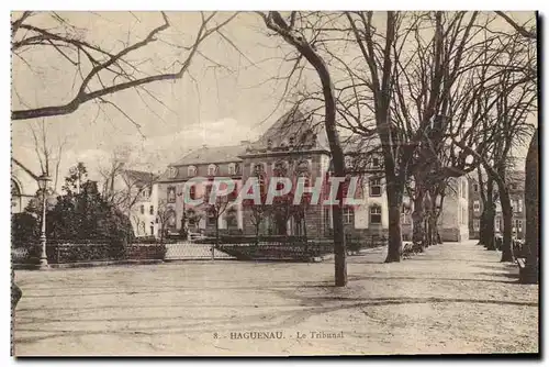 Cartes postales Haguenau Le tribunal