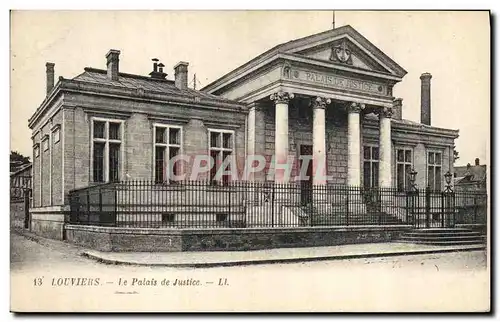 Ansichtskarte AK Louviers Le Palais de Justice