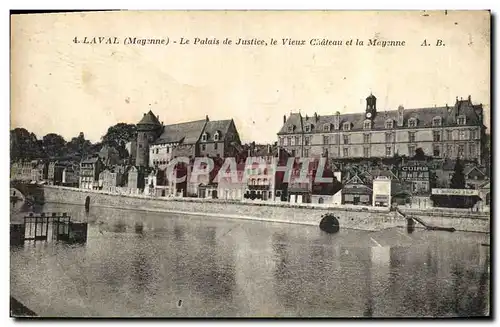 Cartes postales Laval Le palais de Justice