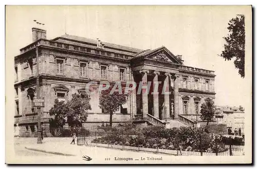 Cartes postales Limoges Le Tribunal