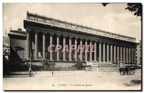 Cartes postales Lyon Le Palais de Justice