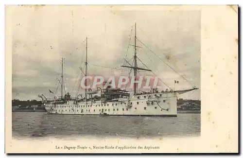 Cartes postales Bateau de guerre Le Duguay Trouin Navire Ecole d'application des Aspirants