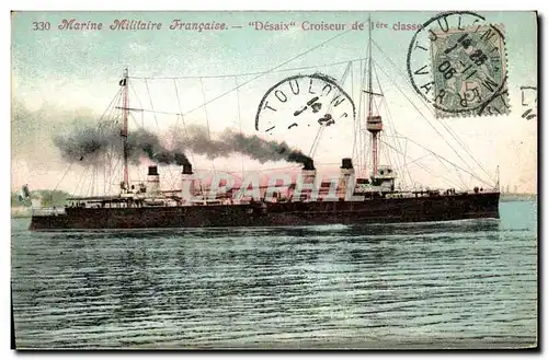 Cartes postales Bateau de guerre Desaix Croiseur de 1ere classe