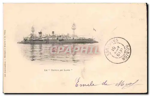 Cartes postales Bateau de guerre Le Dupuy de Lome