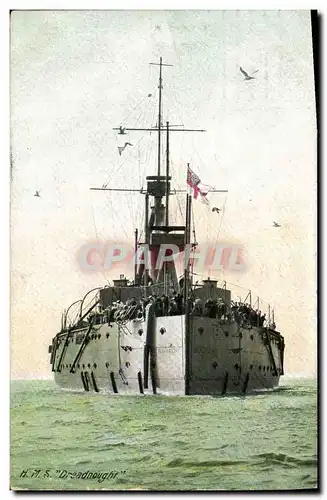 Ansichtskarte AK Bateau de guerre HMS Dreadnought