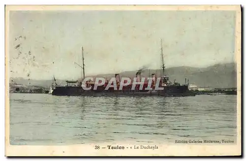 Cartes postales Bateau de guerre Toulon Le Duchayla