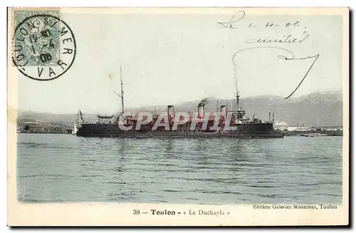 Cartes postales Bateau de guerre Toulon Le Duchayla