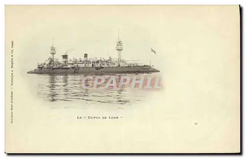 Cartes postales Bateau de guerre Le Dupuy de Lome