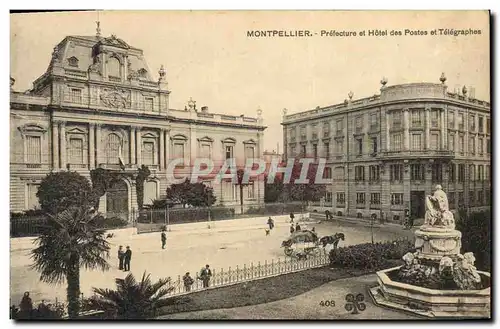 Cartes postales Prefecture et Hotel des Postes et Telegraphes Montpellier