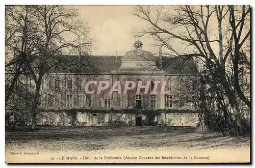 Cartes postales Le Mans Hotel de la Prefecture Ancien couvent des Benedictins de la Couture