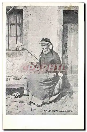 Cartes postales Folklore Puy de Dome Montagnarde