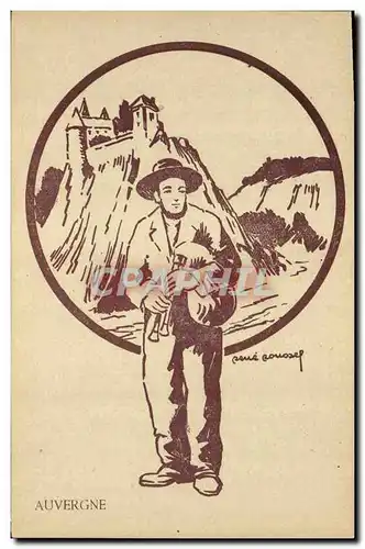 Cartes postales Folklore Auvergne