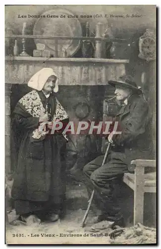 Cartes postales Folklore Les bonnes gens de chez nous Les vieux environs de Saint Brieuc