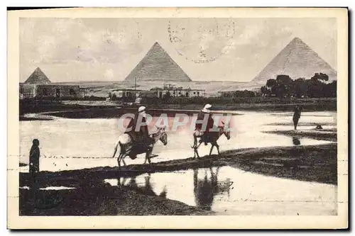 Ansichtskarte AK Egypt Egypte Pyramids