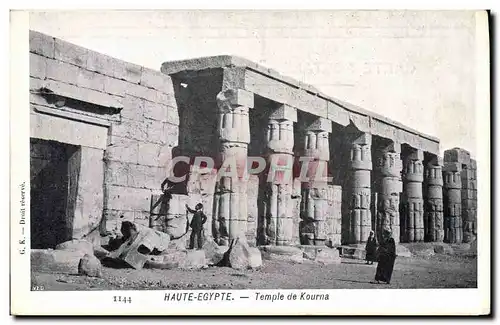 Cartes postales Egypt Egypte temple de Kourna