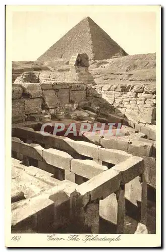 Cartes postales Egypt Egypte Cairo The Sphinxtemple