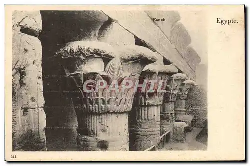 Cartes postales Egypt Egypte Esneh