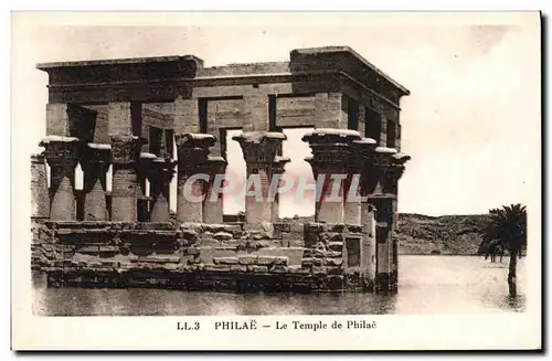 Cartes postales Egypt Egypte Philae Le temple de Philae