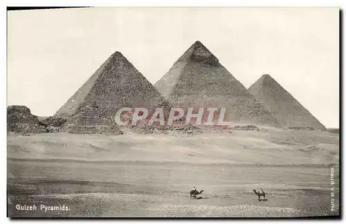 Cartes postales Egypt Egypte Guizeh Pyramids