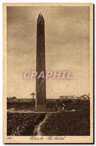 Ansichtskarte AK Egypt Egypte Heliopolis The obelisk