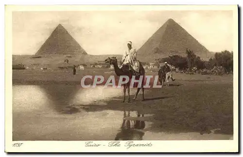 Ansichtskarte AK Egypt Egypte Cairo The Pyramids
