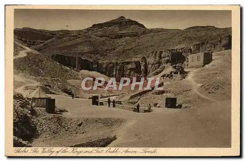 Ansichtskarte AK Egypt Egypte Thebes The valley of the kings