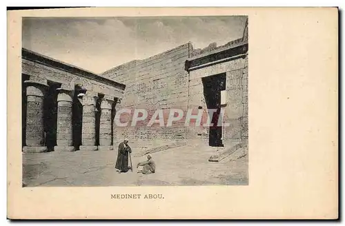 Ansichtskarte AK Egypt Egypte Medinet Abou