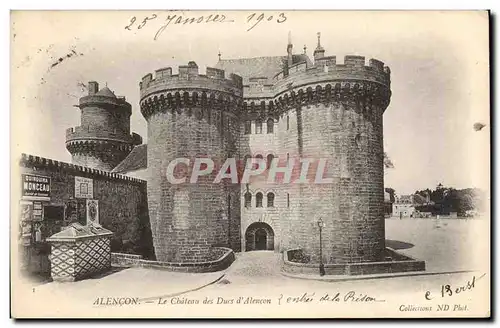 Cartes postales Chateau des Ducs d'Alencon