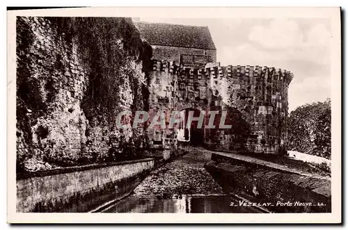 Cartes postales Chateau Vezelay Porte neuve