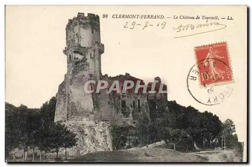 Cartes postales Chateau de Tournoel Clermont Ferrand