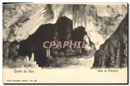 Ansichtskarte AK Grotte Grottes de Han Salle du precipice