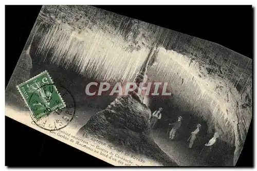 Cartes postales Grotte Grottes de Choranche Vallee de la bourne Pont en Royans Les gerbes de Macaronis au bord d